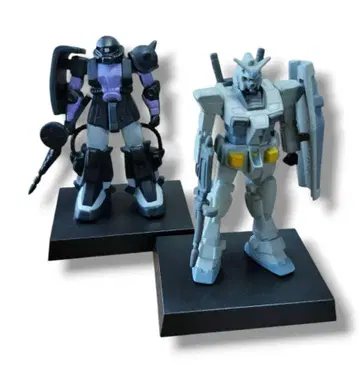 기동전사 건담 RX-78-3 G-3 건담 블랙 트리플 스타 자쿠 피규어