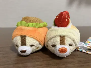 미키 베이커리 쯔무 쯔무 봉제 인형 미니 칩과 데일