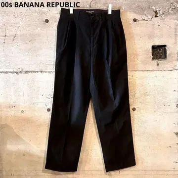 00s BANANAREPUBLIC 바나나리퍼블릭 2턱 치노 블랙