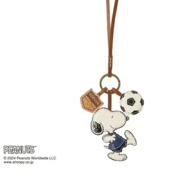 스누피 가죽 참 (Soccer) / genten