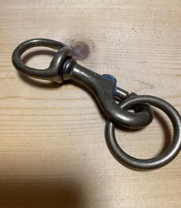 VTG 미사용 40년대 해군 미군 스냅 후크 약 8cm 키링