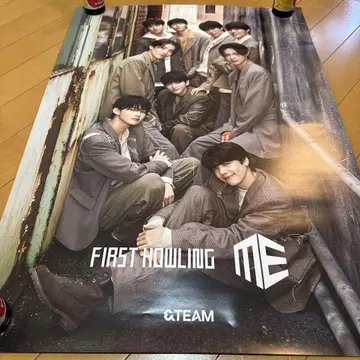 &TEAM andTEAM FirstHowling 포스터 최초 한정판 혜택