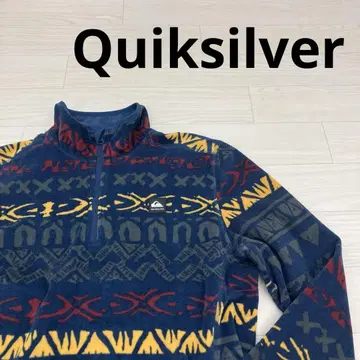 Quiksilver 퀵실버 올 패턴 하프 지퍼 플리스