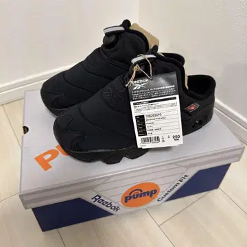 Reebok INSTAPUMP FURY 블랙 250 미사용 새상품