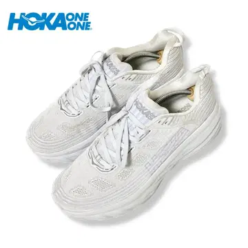 HOKA ONE ONE BONDI 6 화이트 UK10 /28.5cm