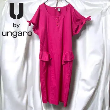 ungaro 쇼킹 핑크 원피스