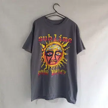 SUBLIME 티셔츠 M 사이즈 롱 비치 태양 Sublime