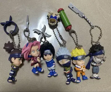 레트로 당시 물건 NARUTO 키링 피규어 전 6종 스윙
