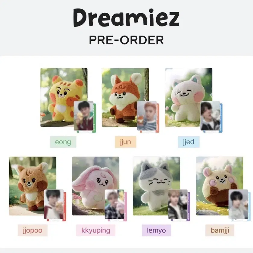NCT RENJUNぬいぐるみ nct renjun 10cm dreamy dream fox doll plush new authentic