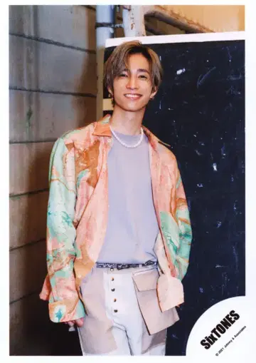 SixTONES 마스카라/피규어 다나카 키 공식 사진 *1장