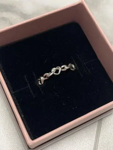 판도라 Knotted Hearts Ring 노티드 하트 반지