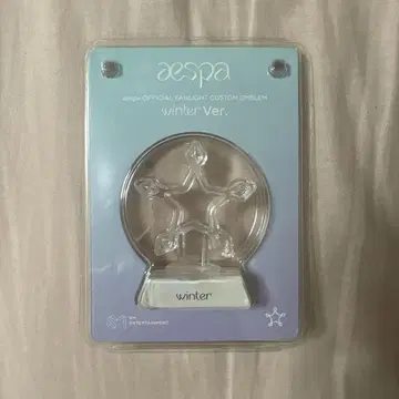 aespa Winter Ver. 응원봉 엠블럼 윈터