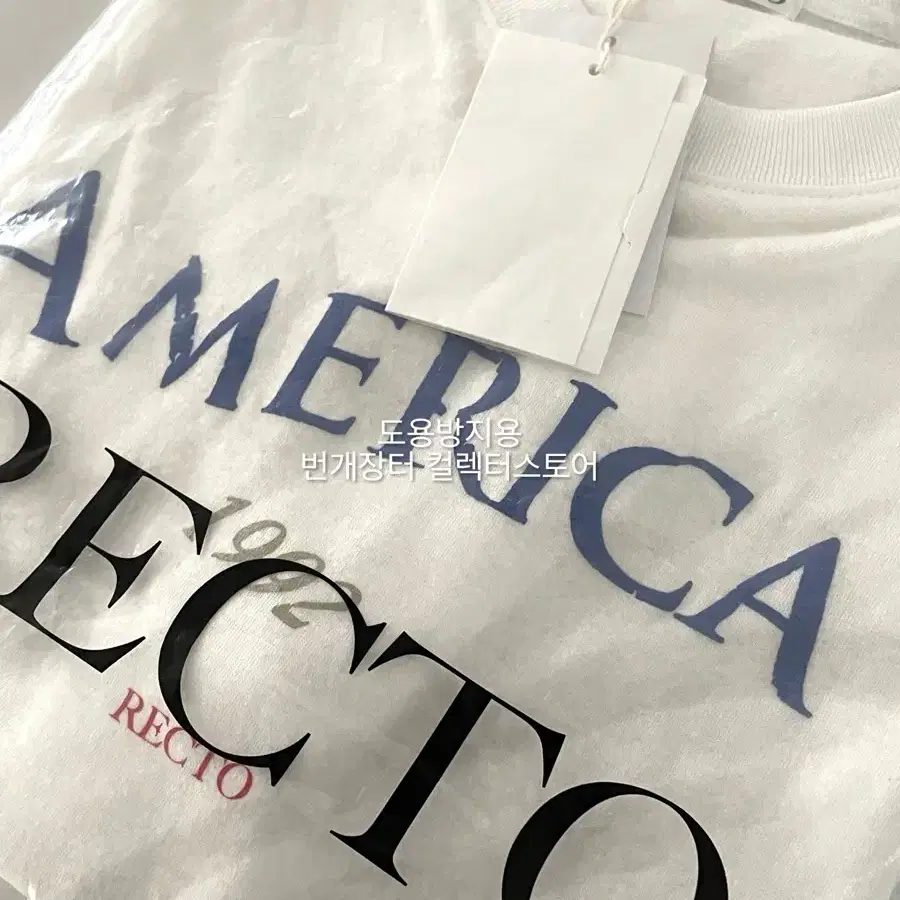 RECTO | 렉토 Recto 25SS America 1992 Sleeveless Turn-up T