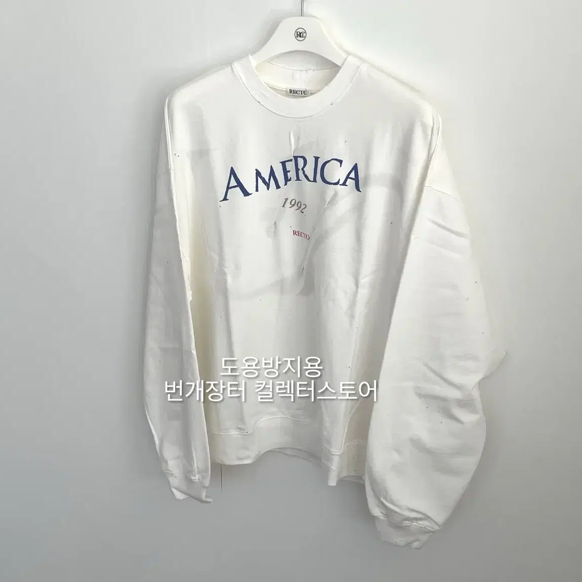 RECTO | 렉토 [L] Recto 25ss America 1992 Linen Blend T-shirt