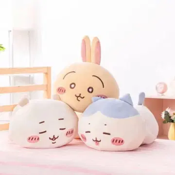 3종 세트 치이카와 (먼작귀) 마쉬멜로우 같은 누워있는 봉제 인형