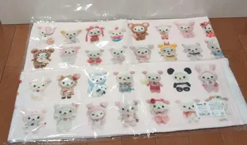 코리락쿠마의 두근두근 여행 머플러 타월 20주년 역대 패턴