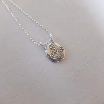 mimosa pendant 핸드메이드 실버 펜던트