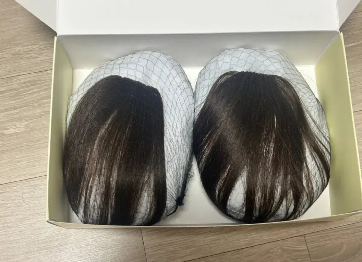 (새상품) 에이위그 인모 옆머리 가발 헤어피스