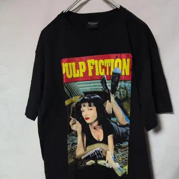 새상품 PULP FICTION 오버 사이즈 티셔츠 XL 블랙