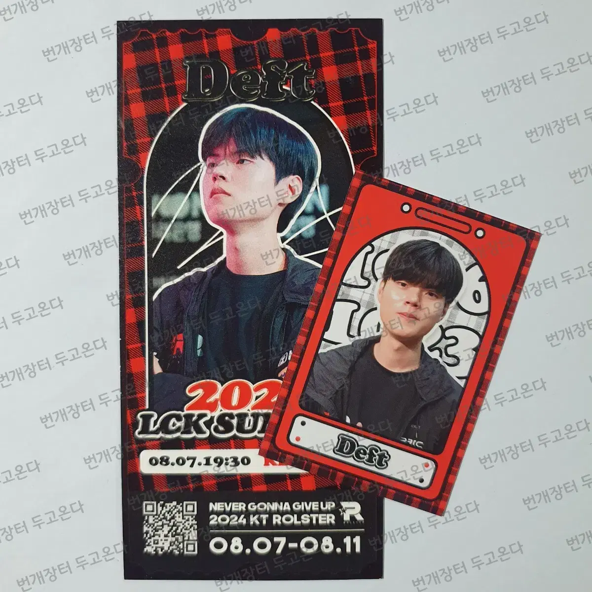KT Rolster Deft Membership Special Ticket Poca wts