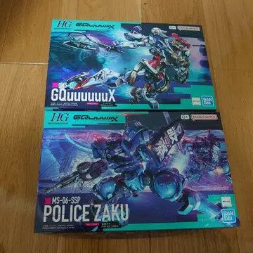 HG GQuuuuuuX & 군경 자쿠 세트 새상품