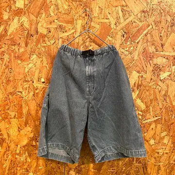 Wrangler TRAIL 하프 팬츠 허리 밴딩 벨트 인디고