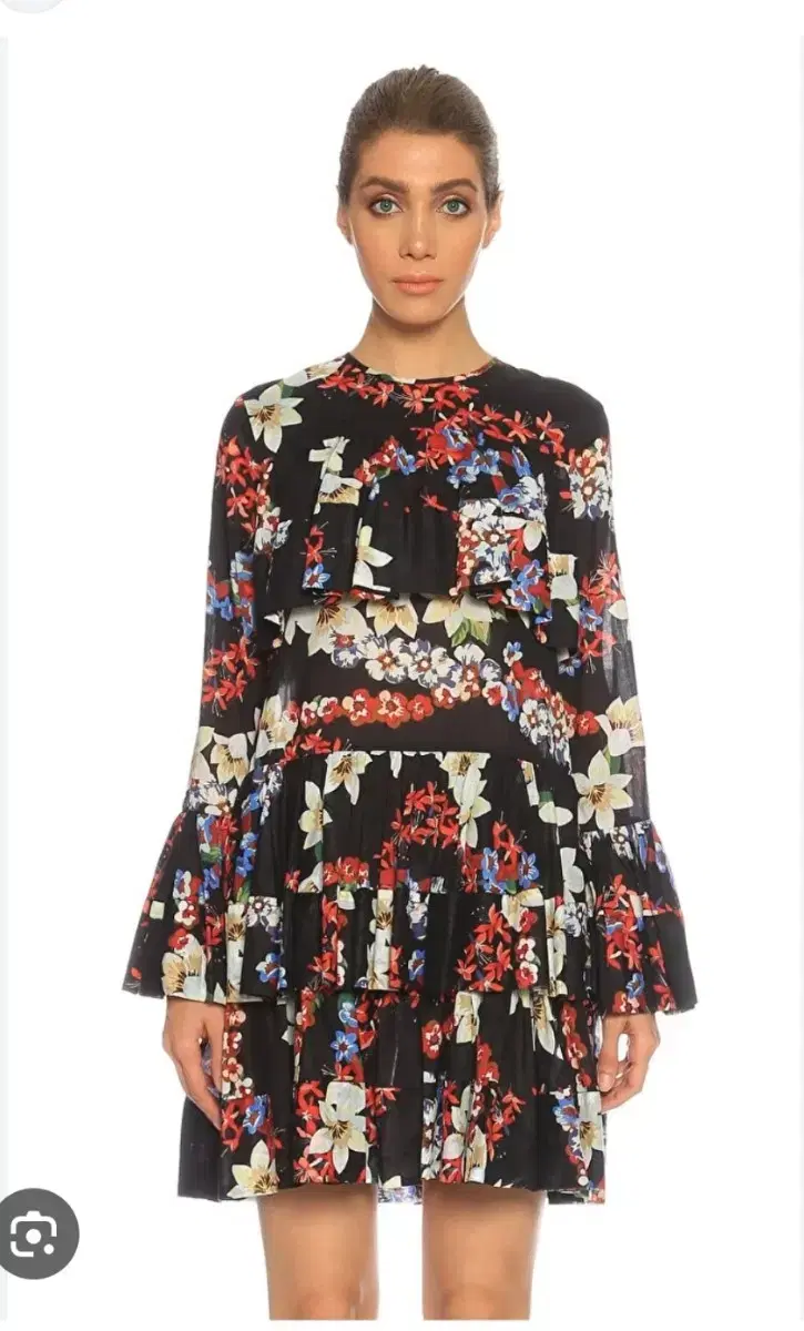 New) MSGM Flower Cancan Cotton Onepiece 38