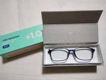 JINS READING GLASSES 네이비 +1.00
