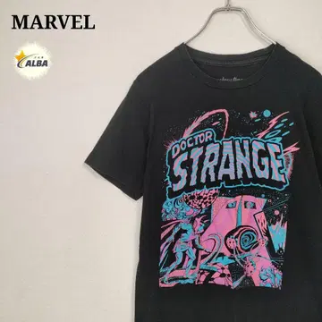MARVEL 마블 티셔츠 닥터 스트레인지 빈티지 블랙 블랙