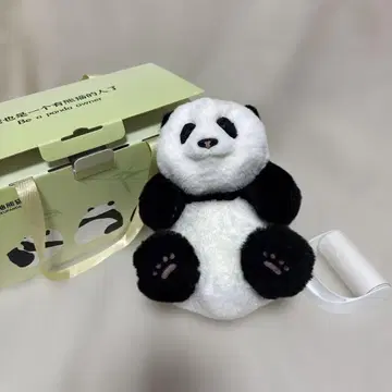 Chongker 앉아 봉제 인형 팬더 Hehua 생후 5개월