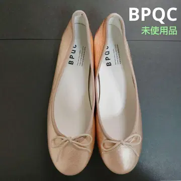 BPQC 핑크 골드 플랫 슈즈 23.5cm