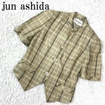 jun ashida 준 아시다 반팔 자켓 베이지 9 B552