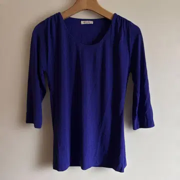 ETRO (에트로) 퍼플 보라색 오분 소매 티셔츠