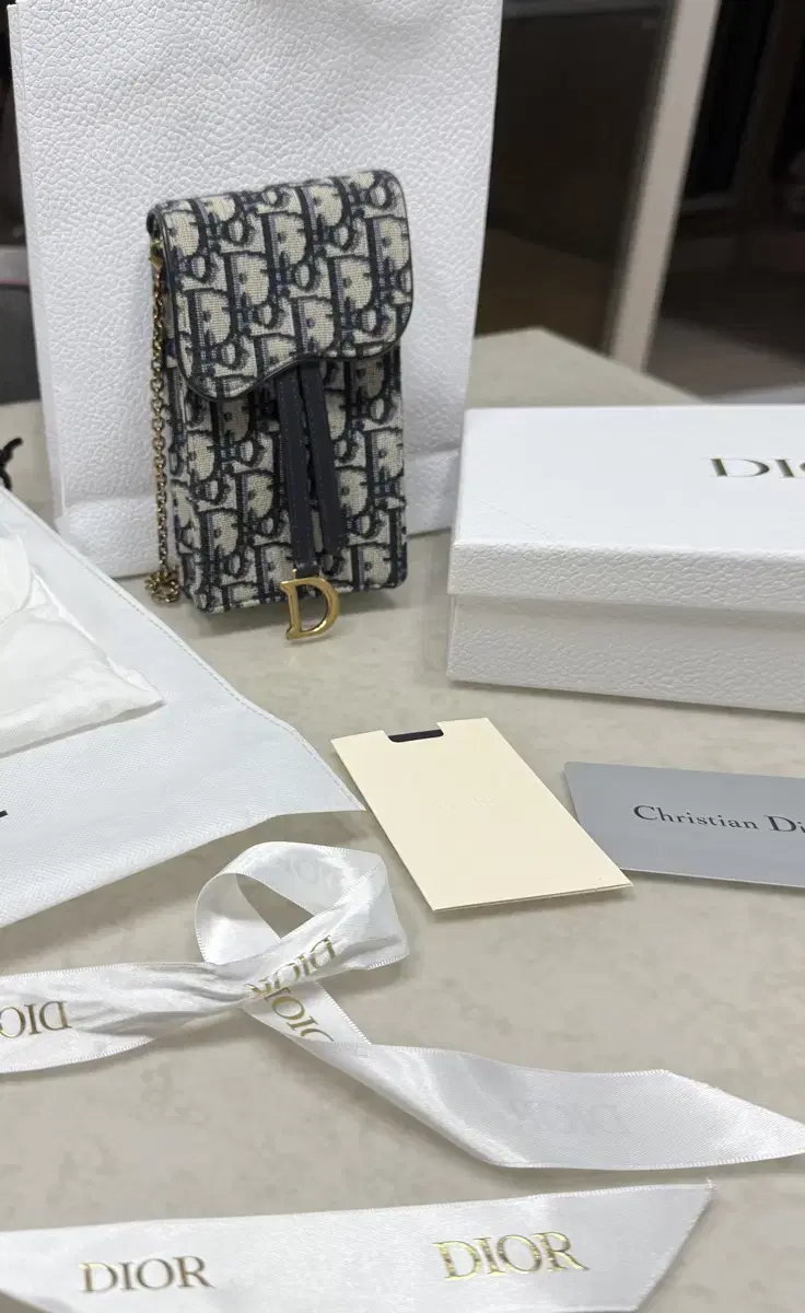 Like New/Full Set (for Gift) Dior Saddle Oblique Vertical Blue Dior Jacquard Bag