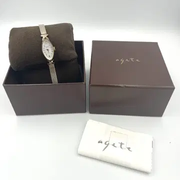 agete 아가트 K10 D0.052ct 다이아 손목시계 쿼츠 부속품