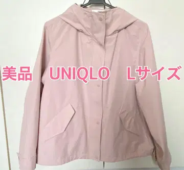 미사용에 가까운 코튼 블렌드 후드티 유니클로 핑크