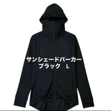 워크맨 L 여성용 쿨 UV 선쉐이드 후드티 블랙