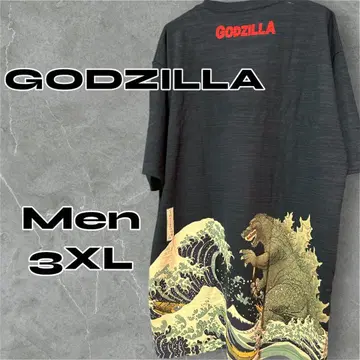 GODZILLA 고질라 티셔츠 남성용 3XL 후가쿠 36경 콜라보 미사용