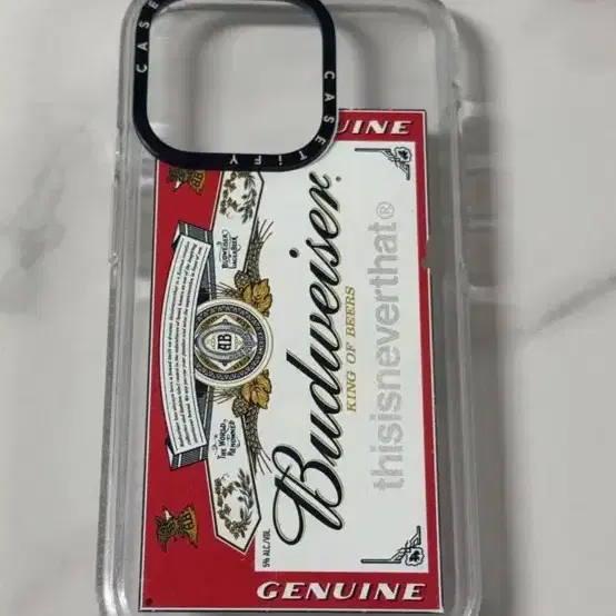 thisisneverthat Budweiser 15pro casetify（iPhone 15 Pro