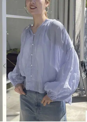 FRAMeWORK 개더 블라우스 24SS