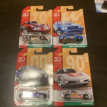 HOTWHEELS 50th 4대 세트