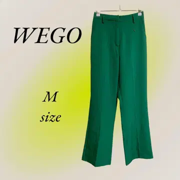 WEGO 슬랙스 그린 M 사이즈 여성용 부드러운 촉감