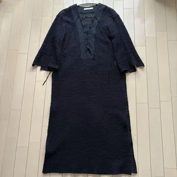 보메 BAUME 메쉬 원피스 블랙