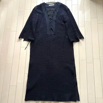 보메 BAUME 메쉬 원피스 블랙