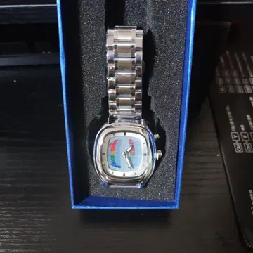 [즉시 발송] Y2K 쿼츠 손목시계 스테인리스 스틸 멀티 컬러 다이얼