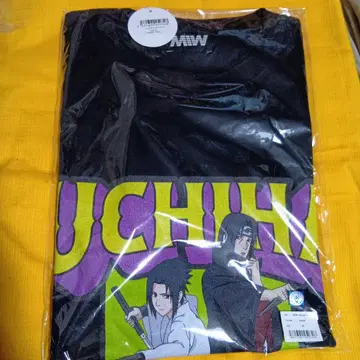 MADE IN WORLD MIW NARUTO 티셔츠 사스케 이타치 블랙