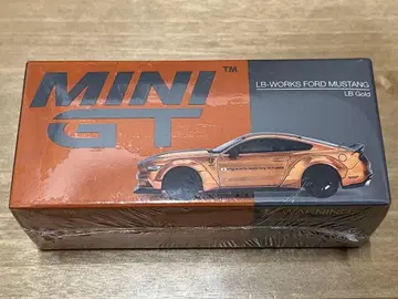 MINI GT LB 포드 머스탱 골드 왼쪽 핸들 미개봉