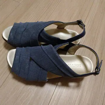 AKAIISHI 크로스 샌들 130 네이비 L