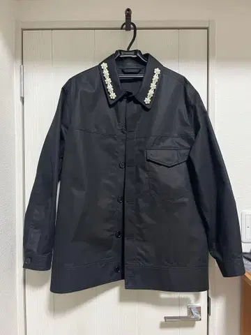 simone rocha 펄 장식 커버올 자켓