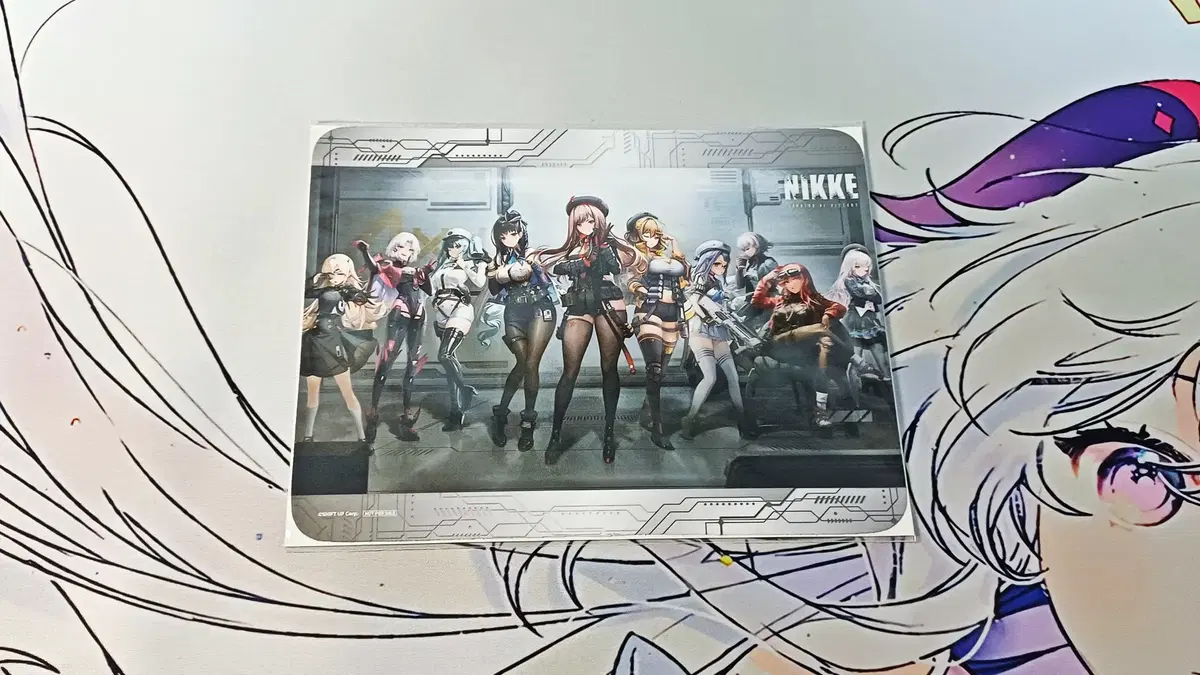 니케 애니플러스 특전 마우스패드